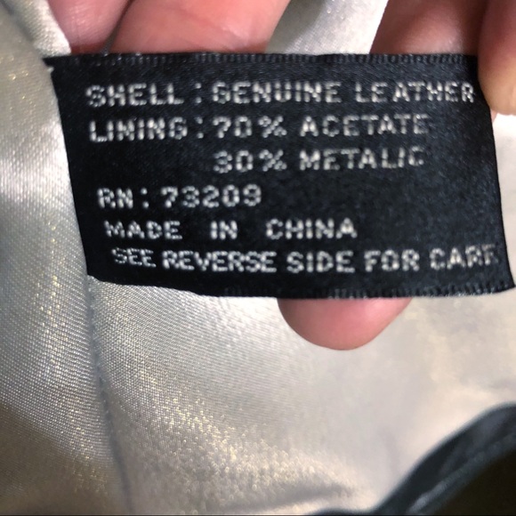 J Percy for Marvin Richards Leather Jacket Lined - Picture 10 of 11